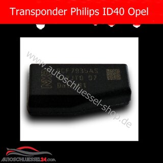 Transponder - ID40 geignet für Opel