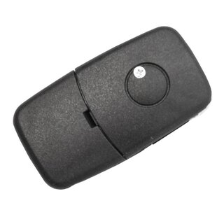 Ersatz Klappschlssel geeignet fr Volkswagen - 2 Tasten oval mit Batteriefach 1616