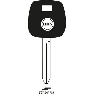 Ersatz Transpondergehuse TOY3AP geeignet fr Toyota Canas, Silca Kode Toy47