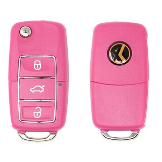 Xhorse Universal Luxury Fernbedienung mit 3 Tasten PINK