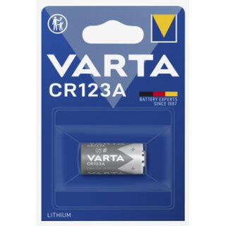 Lithium-Photobatterie VARTA, CR 123A, 3 V, 1er-Blister
